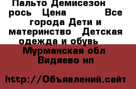 Пальто Демисезон 104 рось › Цена ­ 1 300 - Все города Дети и материнство » Детская одежда и обувь   . Мурманская обл.,Видяево нп